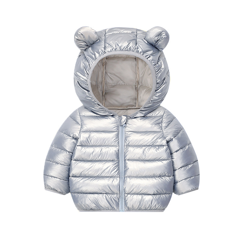 New Spring Autumn And Winter Solid-color Versatile Cotton Coat For Children photo 4
