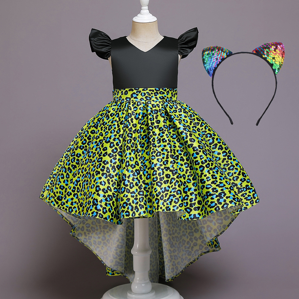 Children's Halloween Party Fashion Show Dress photo 2