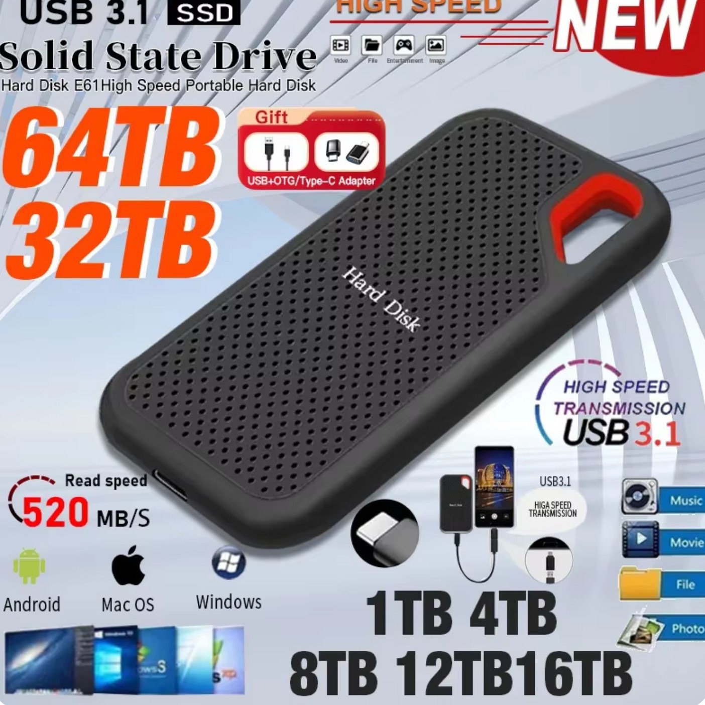 SSD Mobile Solid State Drive photo 1