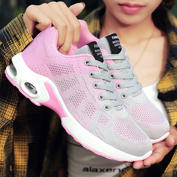 Womens Flyknit Mesh Shoes In Plus Sizes Comfortable Running Shoes photo 4