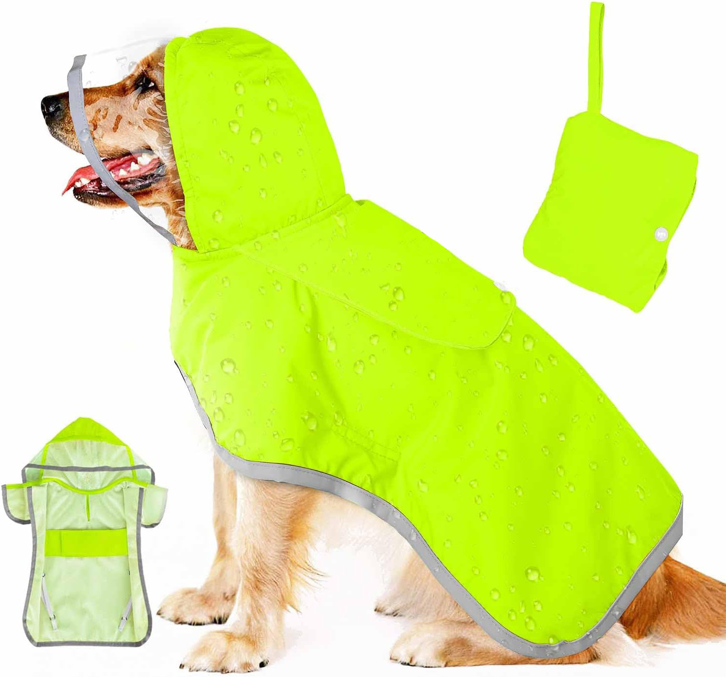Waterproof Dog Coat Cape Design For Large Breeds photo 8