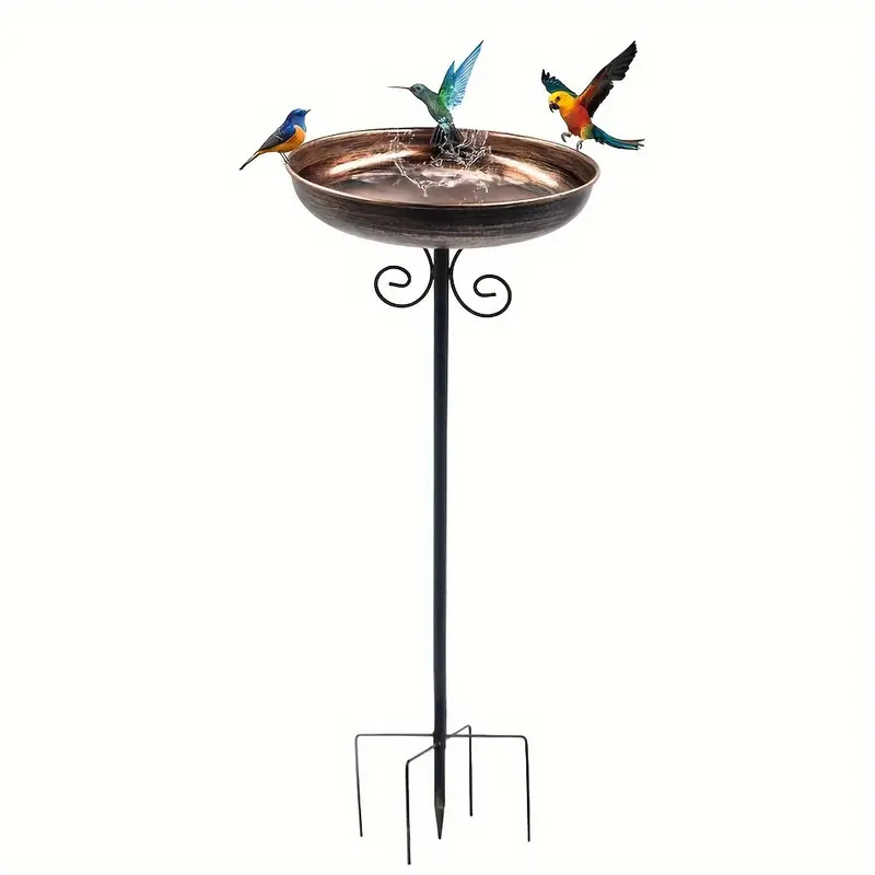 Retro Wrought-iron Decorative Bird Feeder photo 5