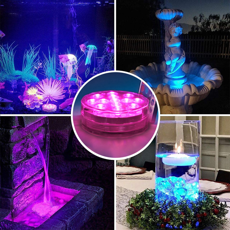 LED Remote-controlled Waterproof Pool Light photo 4
