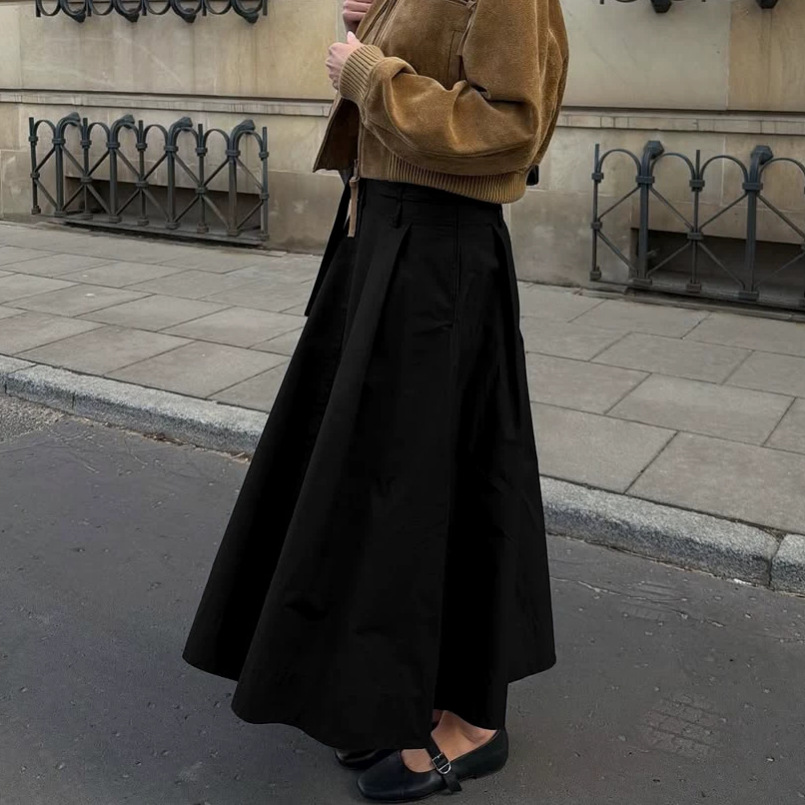 High-waisted Minimalist Slimming Midi Skirt For Women photo 6