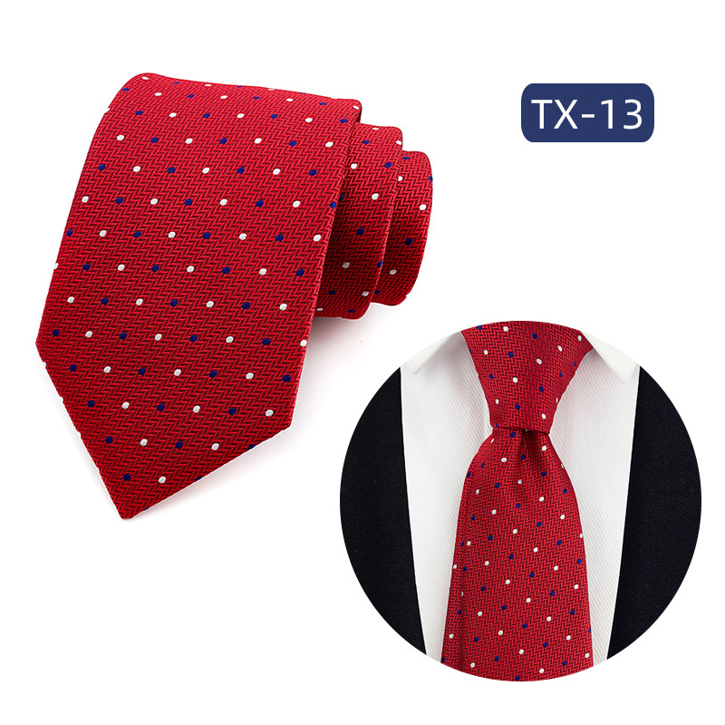 Mens Jacquard Woven Business-casual Tie photo 7