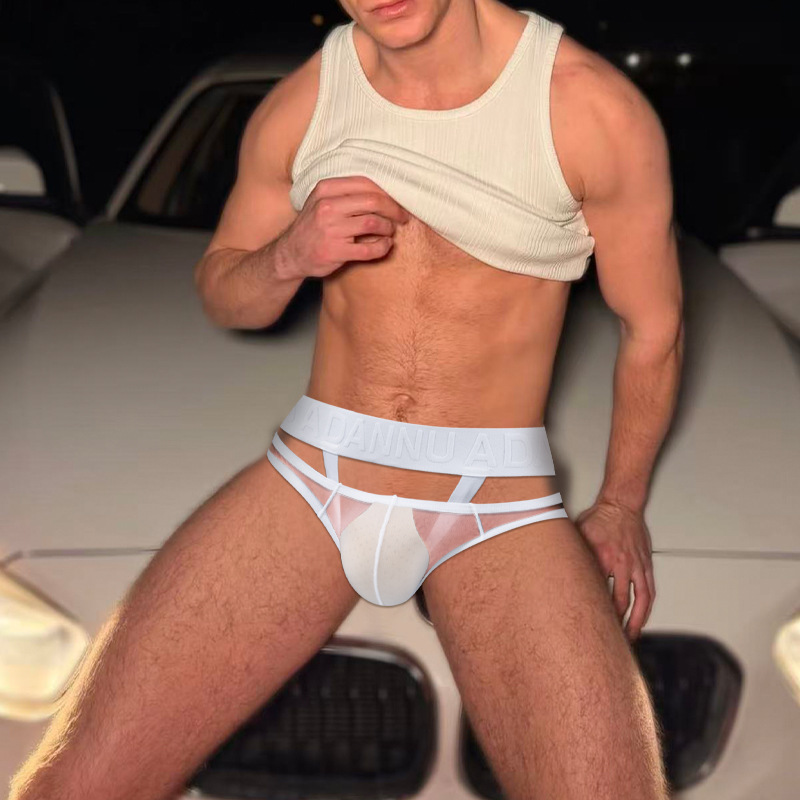 Mens Underwear Sexy Innocent-Yet-Seductive Jockstrap Thong photo 3