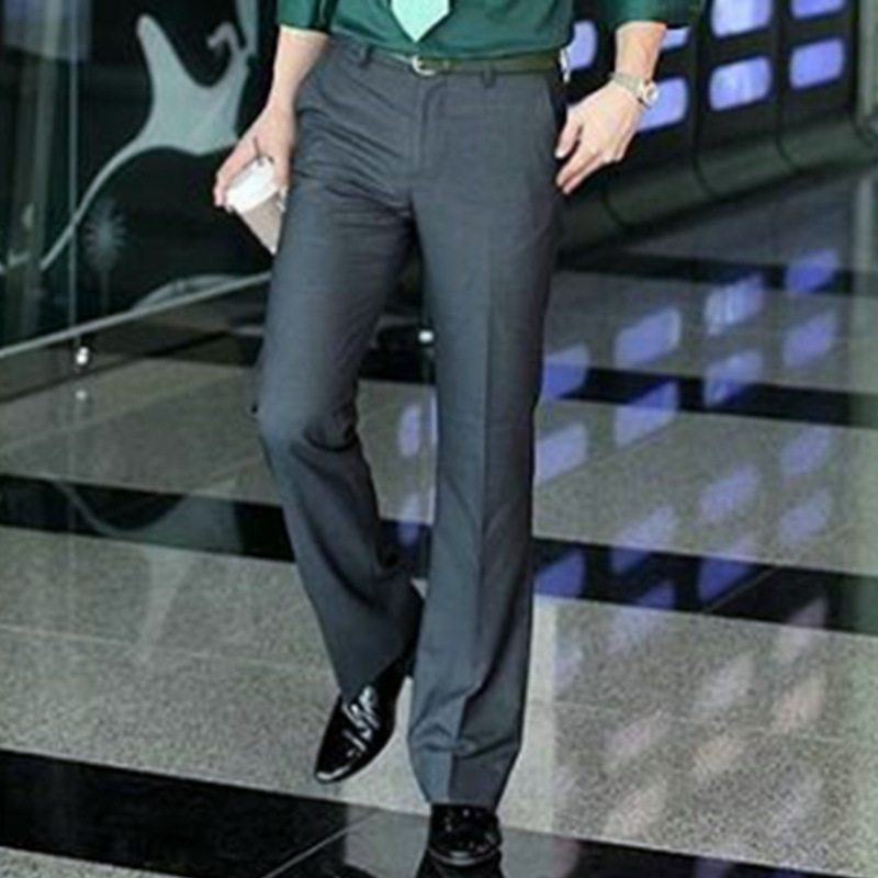 Men's Straight-leg Wide-leg Dress Pants photo 5