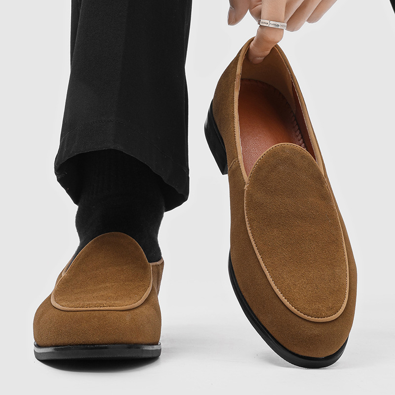 Mens French-style Fashionable Casual Low-cut Dress Shoes photo 8