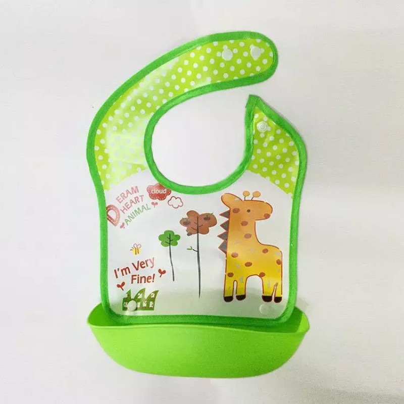 Detachable No-wash Waterproof Silicone-like Bib For Kids photo 8