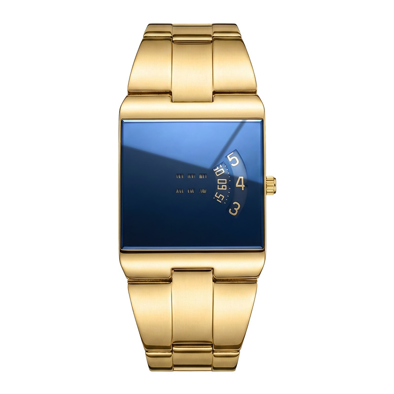Foreign Trade Cross-Border Square Watch Mens Fashion Quartz Watch photo 5