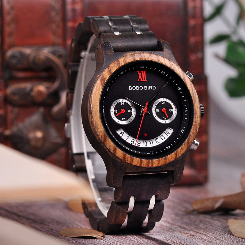 Wooden Classic Wooden Pointer-style Quartz Watch photo 1