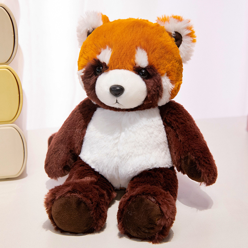 Long-legged Seated Giraffe Plush Toy, Red Panda Stuffed Animal photo 4