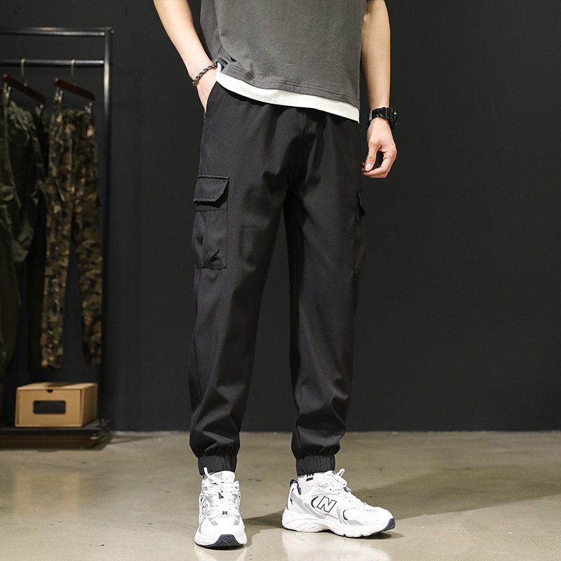 Loose-fit Plus-size Capri Pants Mens Jogger Pants photo 6