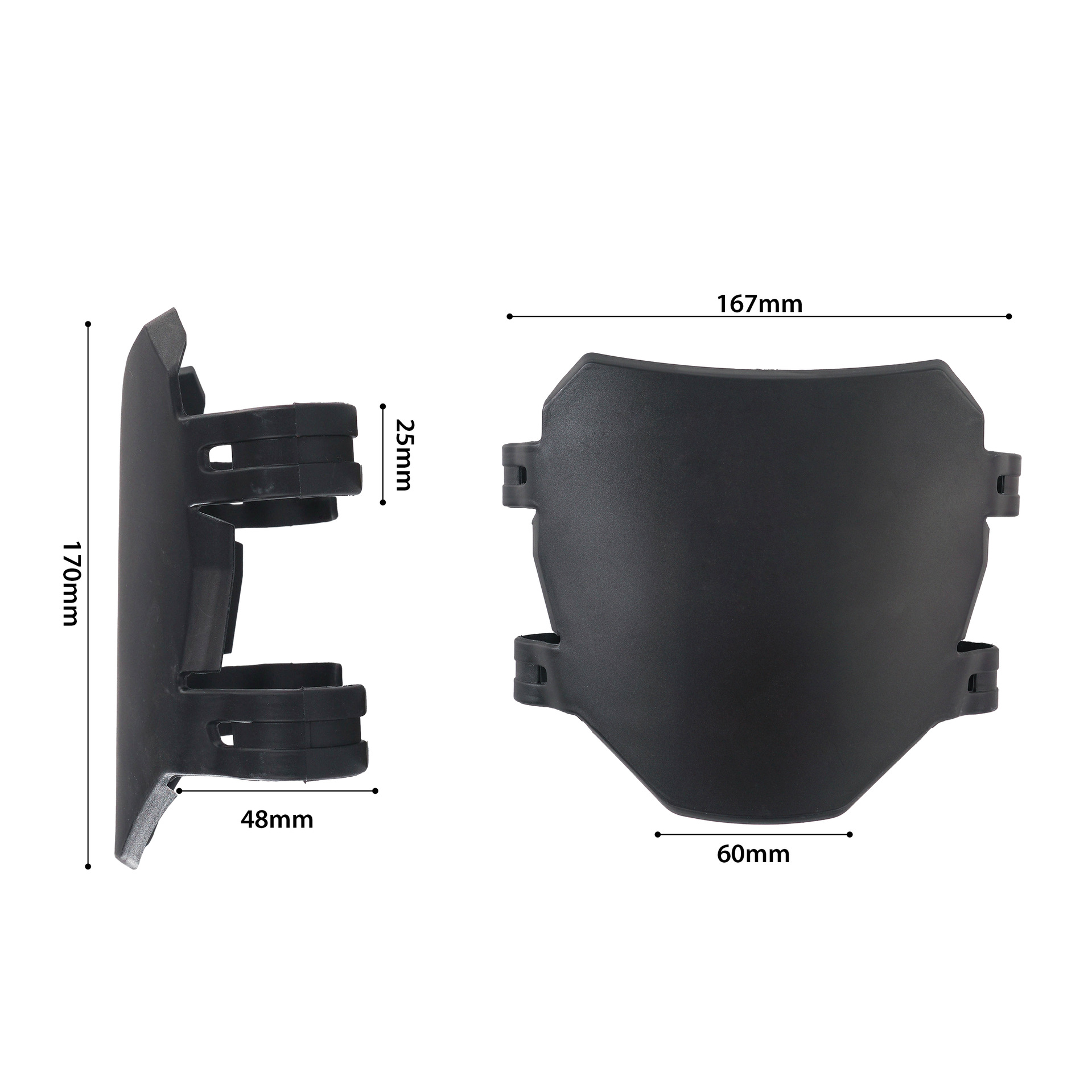 Motorcycle Modified Front License Plate Windshield Waterproof Cover photo 3
