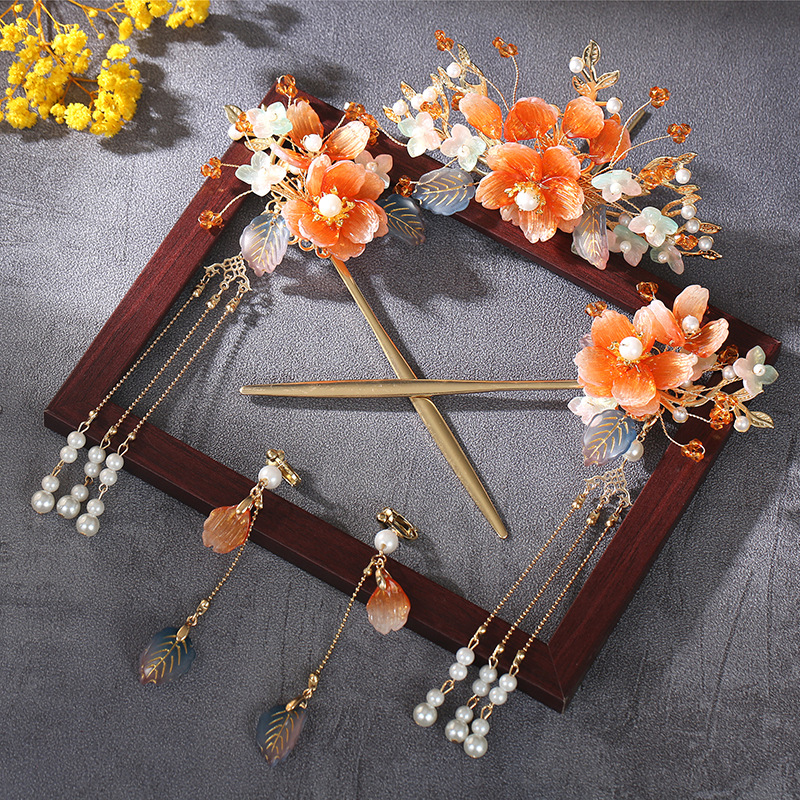 Tassel Full Set Antique Hair Clasp Chinese Style Classical Simplicity Hair Accessories photo 7
