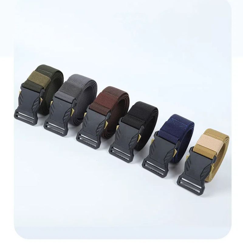 Outdoor Men's Nylon Canvas Tactical Belt photo 7