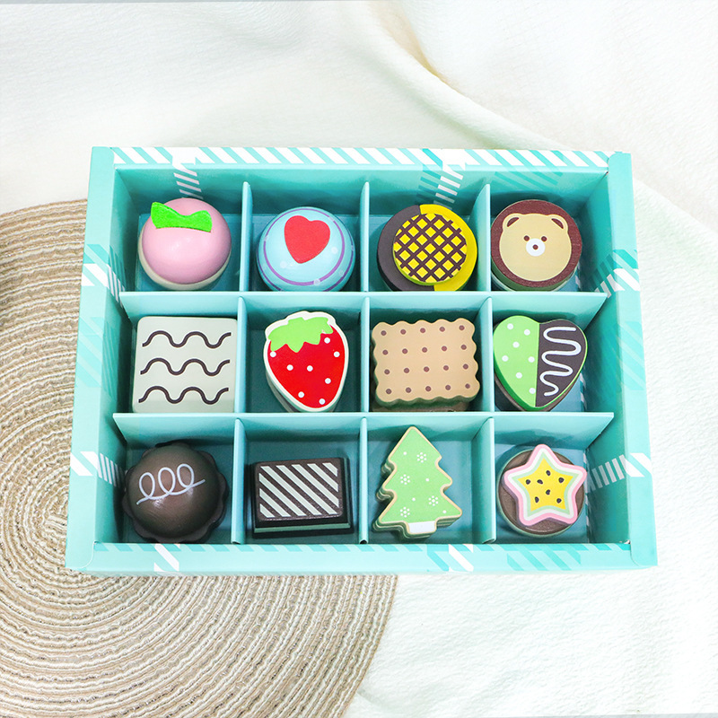 Wooden Role-Playing Kitchen Playset With Food Accessories For Kids photo 6