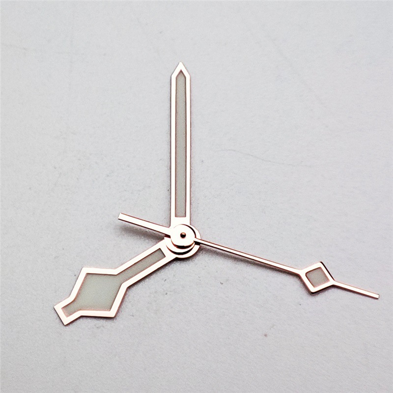 Rose-gold Hands With Green Luminous Coating Watch Hands Suitable For NH3536 Movements photo 4