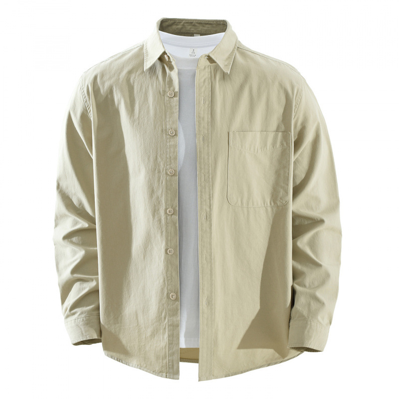 Japanese-style Simple And Fresh Long-sleeve Shirt photo 7