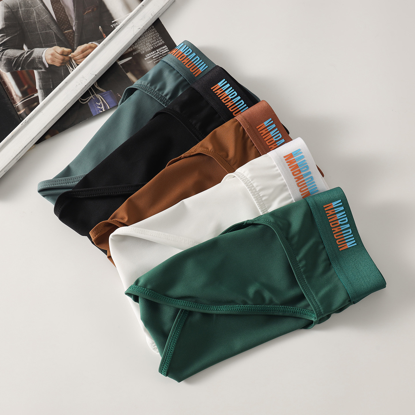Mens Briefs Sexy Large Pouch Mid-rise Sports Style photo 4