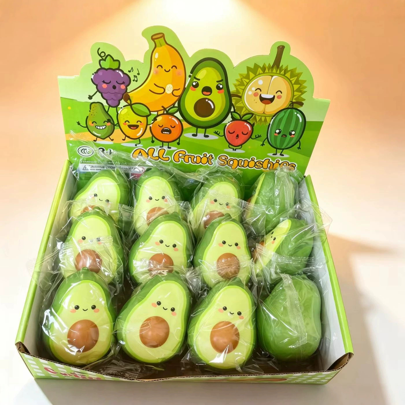 PU Lemon Avocado Stress-relief, Venting, Slow-rebound Toy photo 3