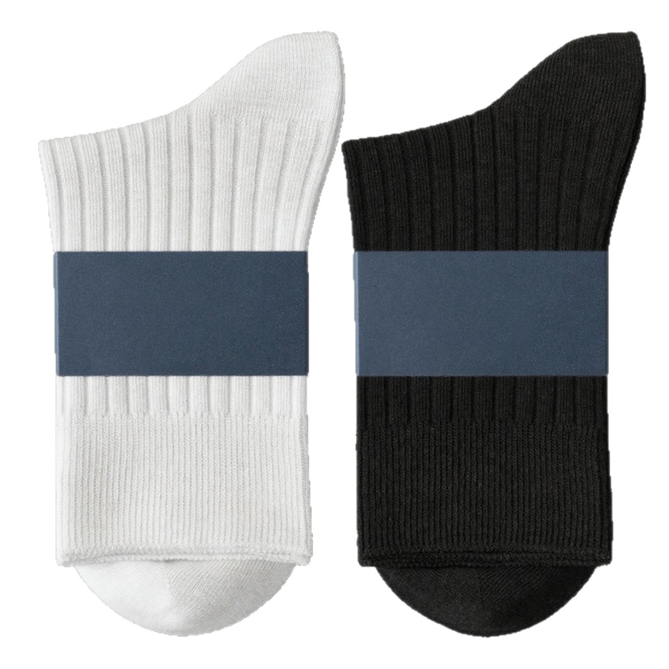 Mens Double-Needle Cotton Business Socks With Sweat-Absorbing And Deodorizing Properties photo 8
