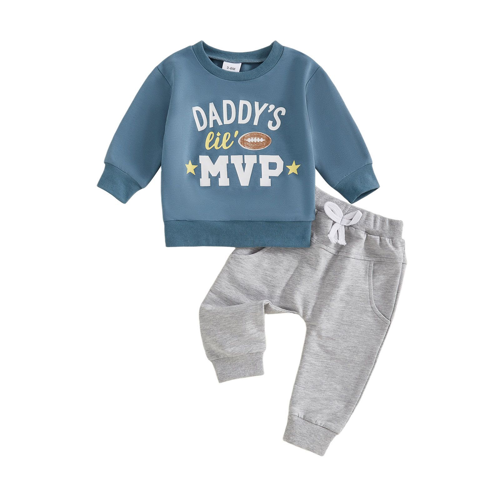 Infant And Toddler Parent-child Casual Outfit Set photo 5