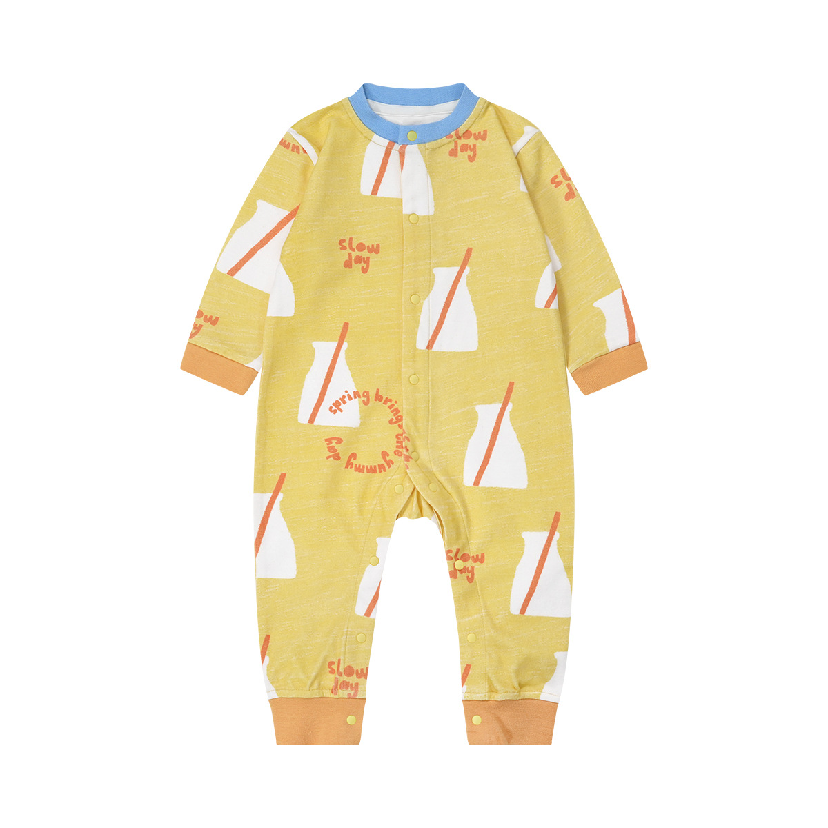 Cotton Long-sleeve Romper For Babies photo 4