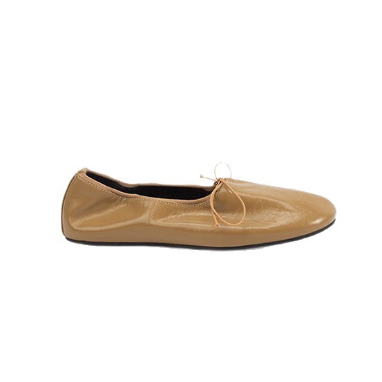 Oil-waxed Leather Comfortable Bow-tie Ballet-style Fashionable Mary Jane Pumps photo 2