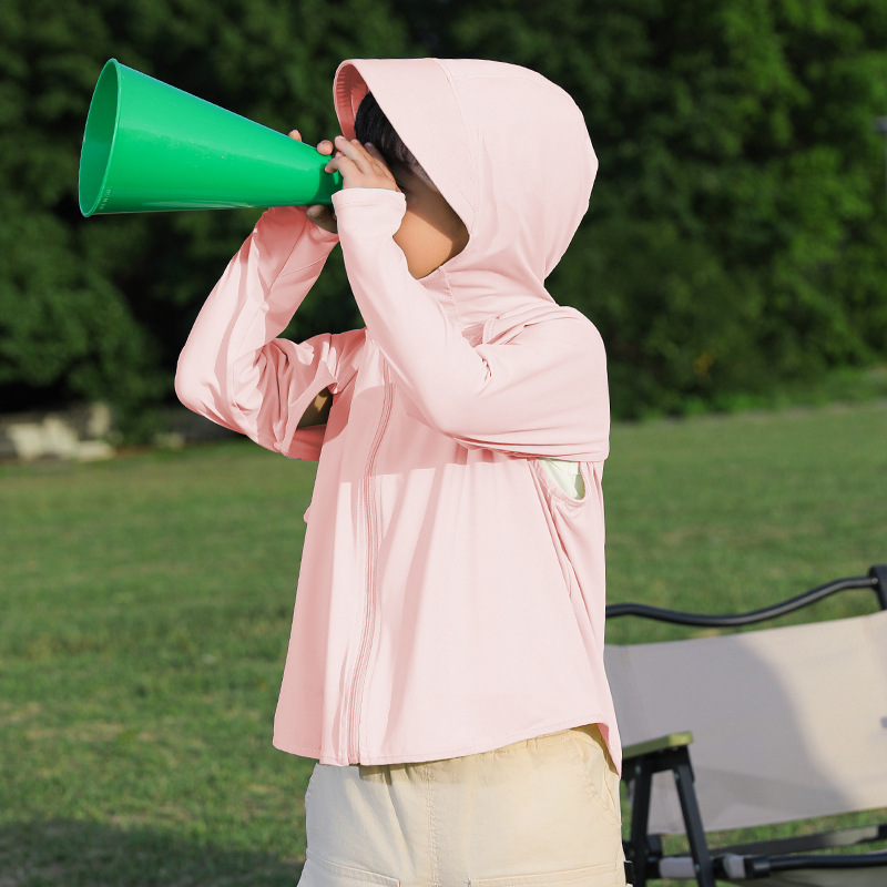 Lightweight Breathable UV-protective Loose-fitting Sun-protective Jacket For Boys photo 3