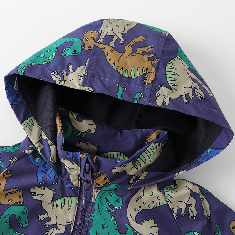 Boys' Hooded Zip-up Top photo 3