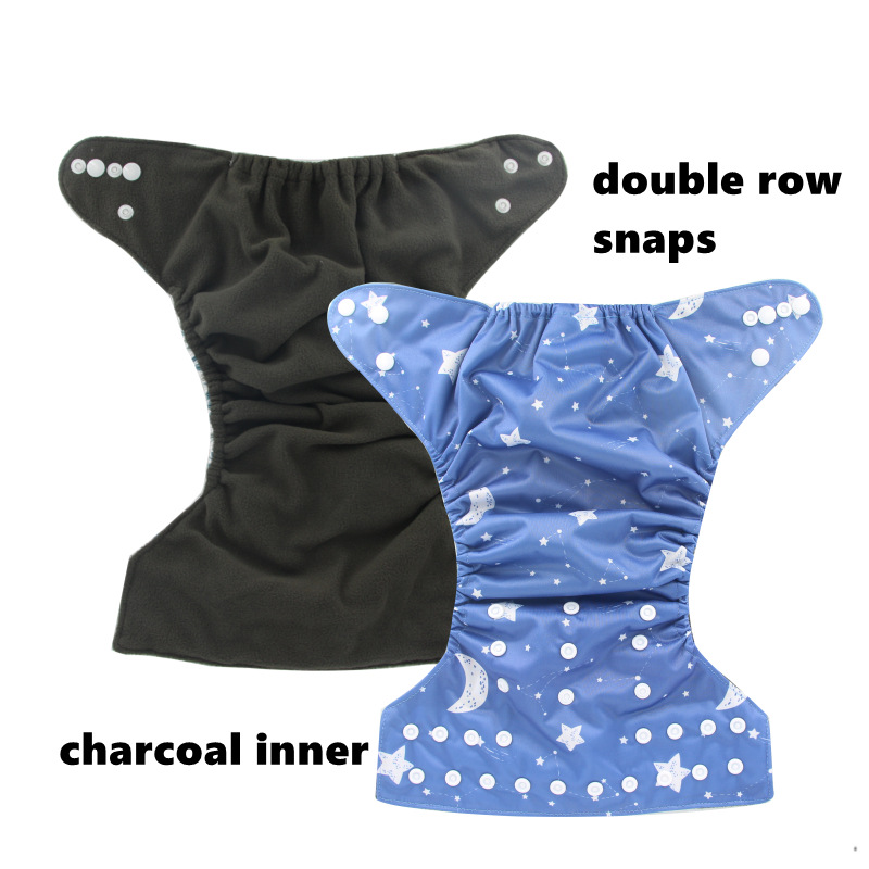 Floral Patterned Breathable Leak-proof Baby Diaper Covers Washable Baby Cloth Diapers photo 6