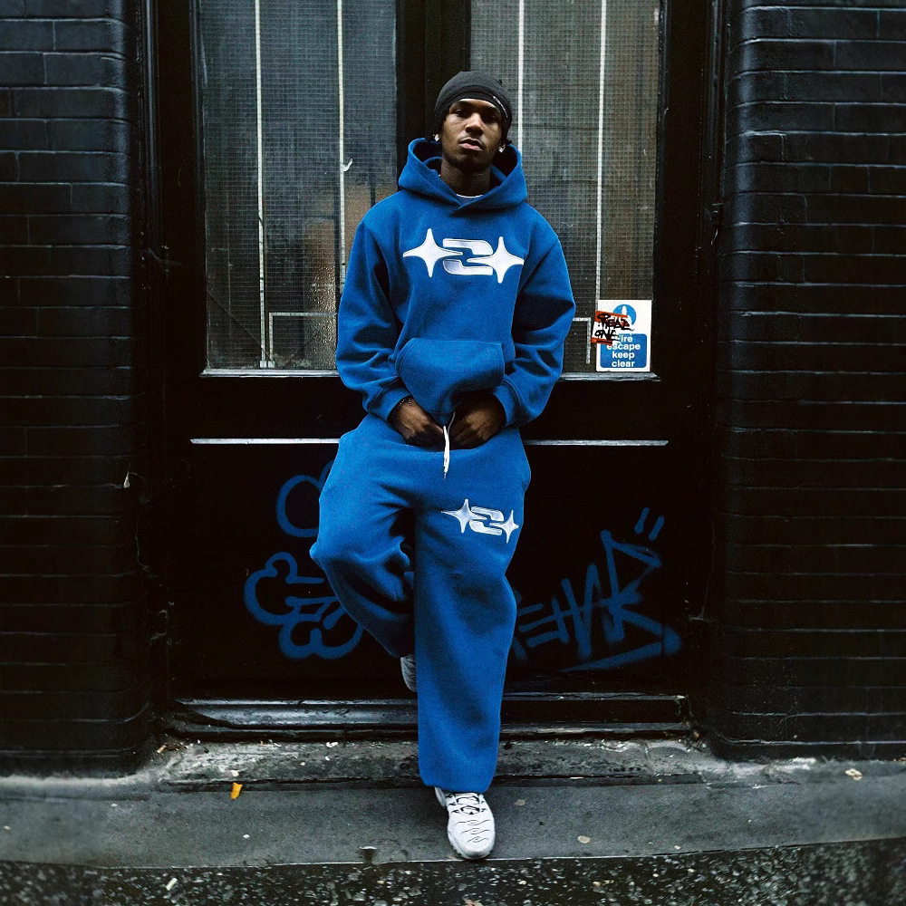 Autumn And Winter Casual Retro Hip-hop Sportswear Fashionable Hoodie photo 1