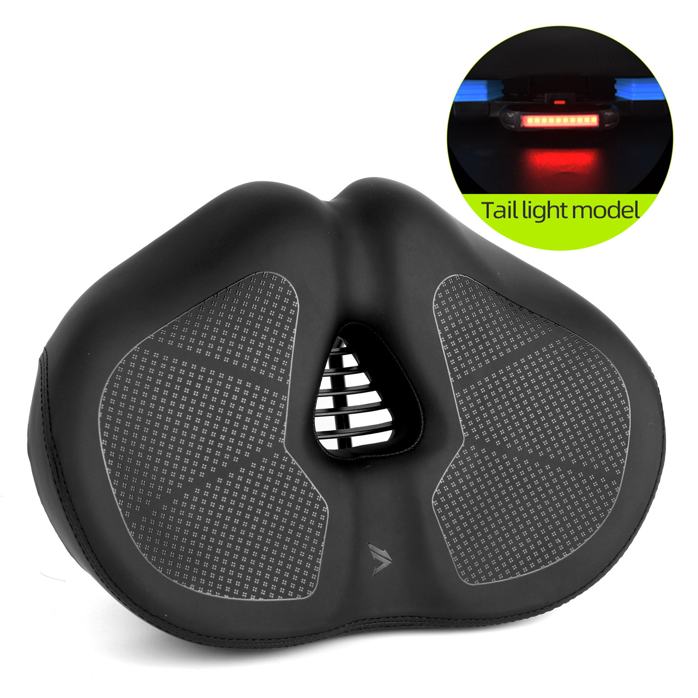 Mountain Bike Shaped 412 Folding Bike Seat Cushion Thickened Waterproof Scooter Saddle photo 4