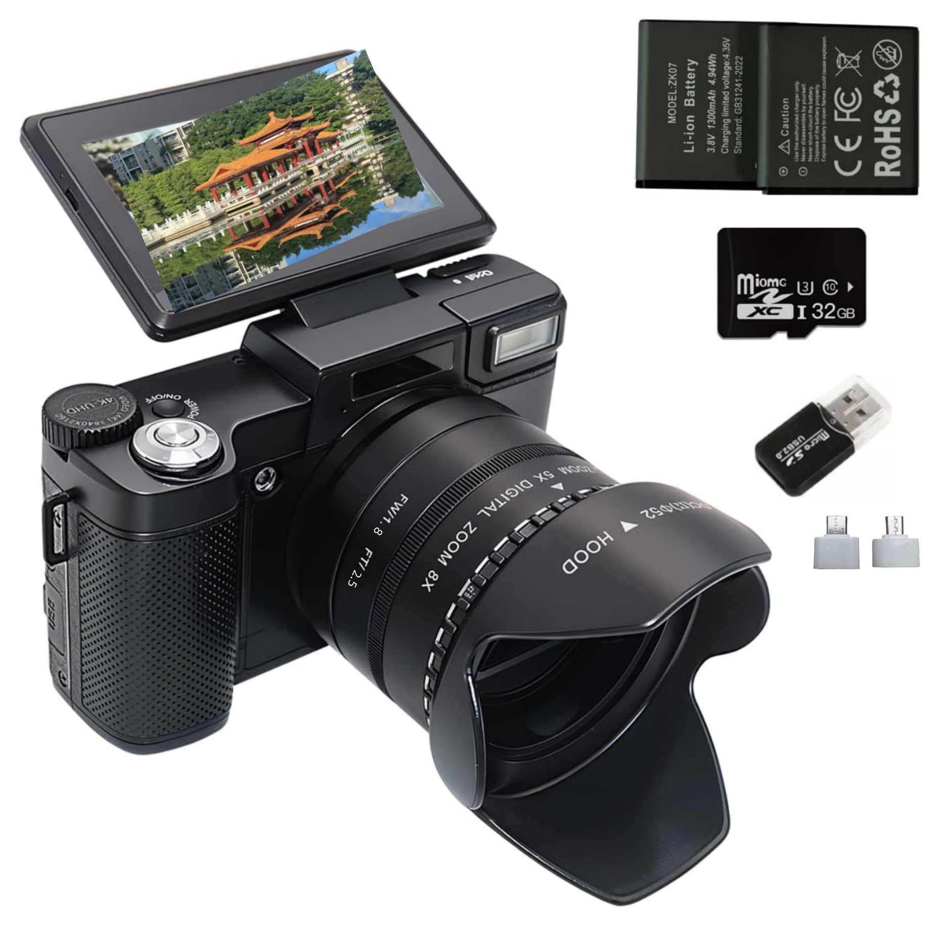 English language Version Of A High definition Digital Camera With 5x Optical Zoom photo 2