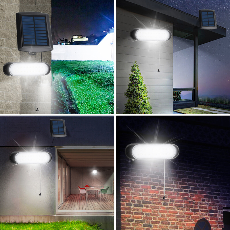 Crystalline Silicon Solar Panel With 20 LED Lights photo 4