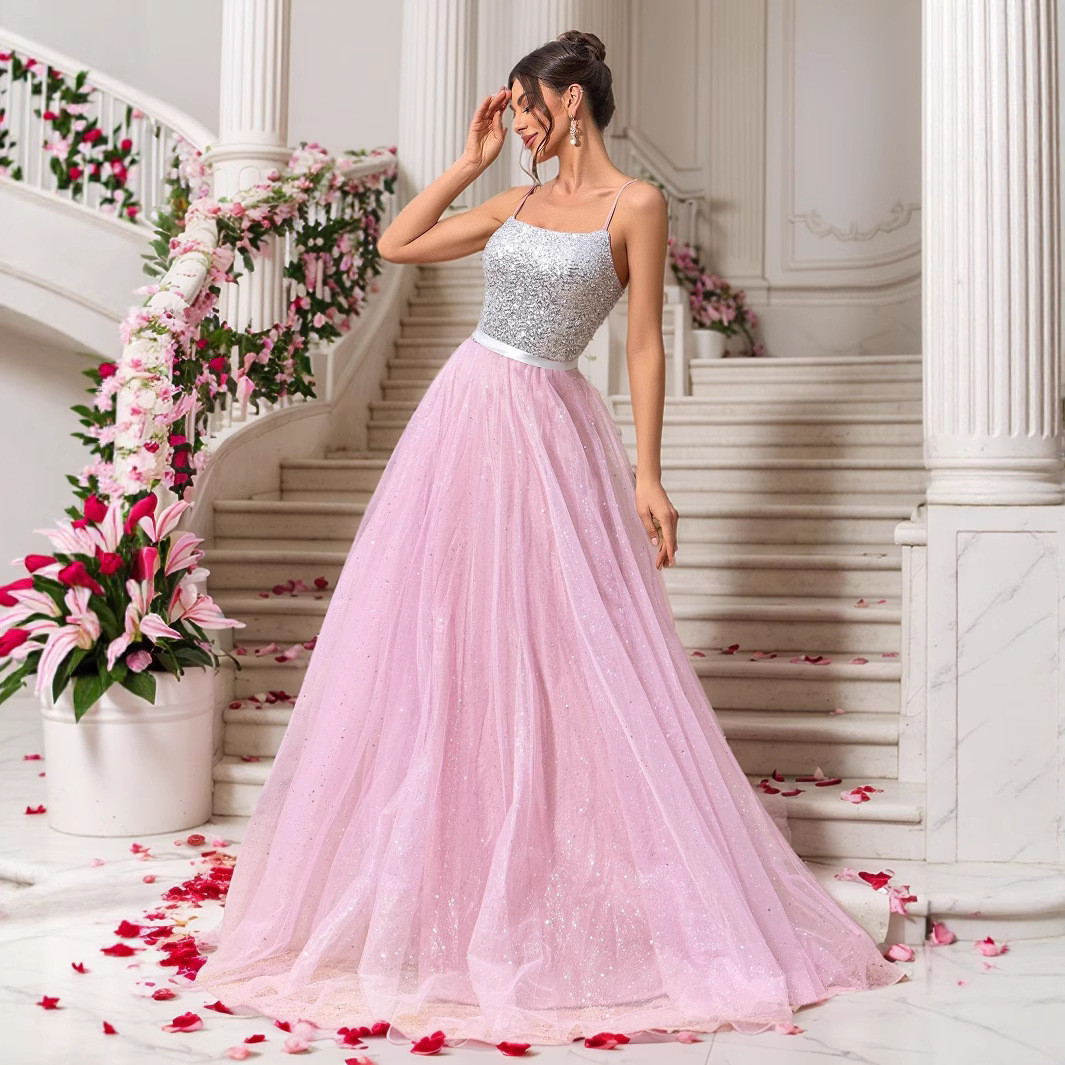 Wedding Dress With Sequins Evening Gown photo 5