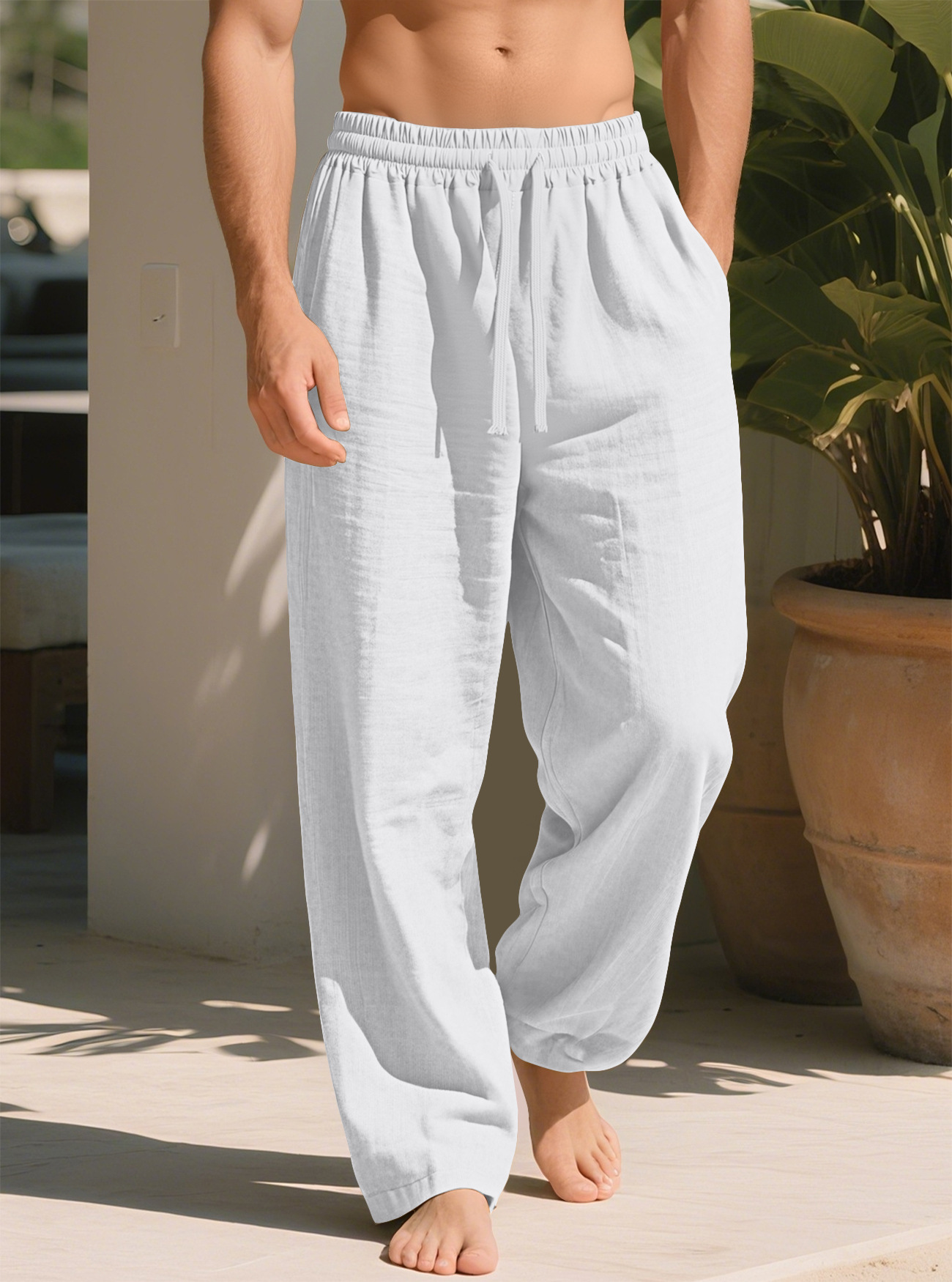 Loose Straight Casual Plus Size Breathable Quick-drying Trousers photo 4