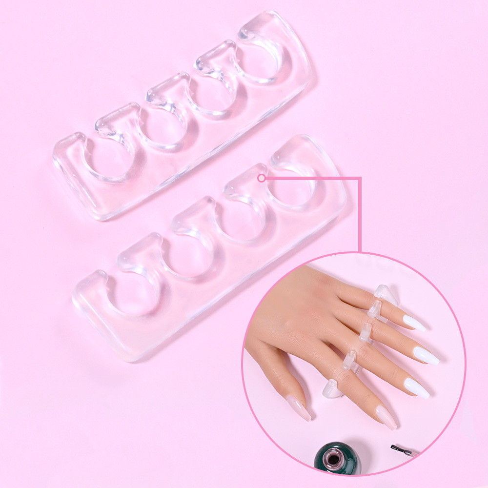 Reusable Silicone Nail Art Finger Separator photo 7