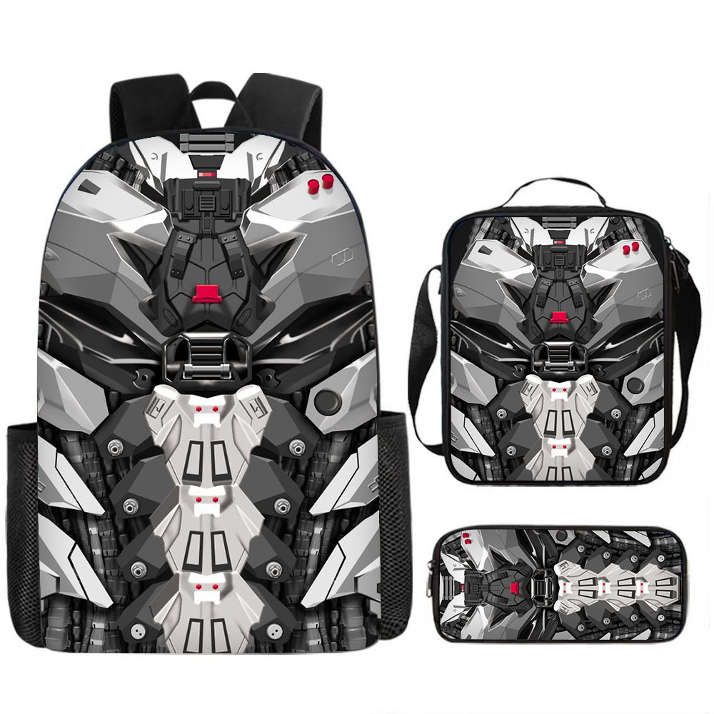 Mechanical-style Backpack With Large-capacity Storage And Dual Shoulder Straps photo 5