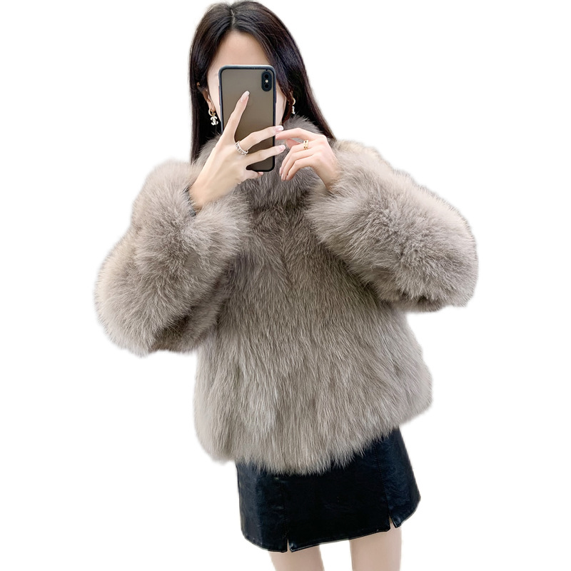 Fashionable Fur Coat For Women Short And Thickened Internet-famous Fluffy Coat photo 2