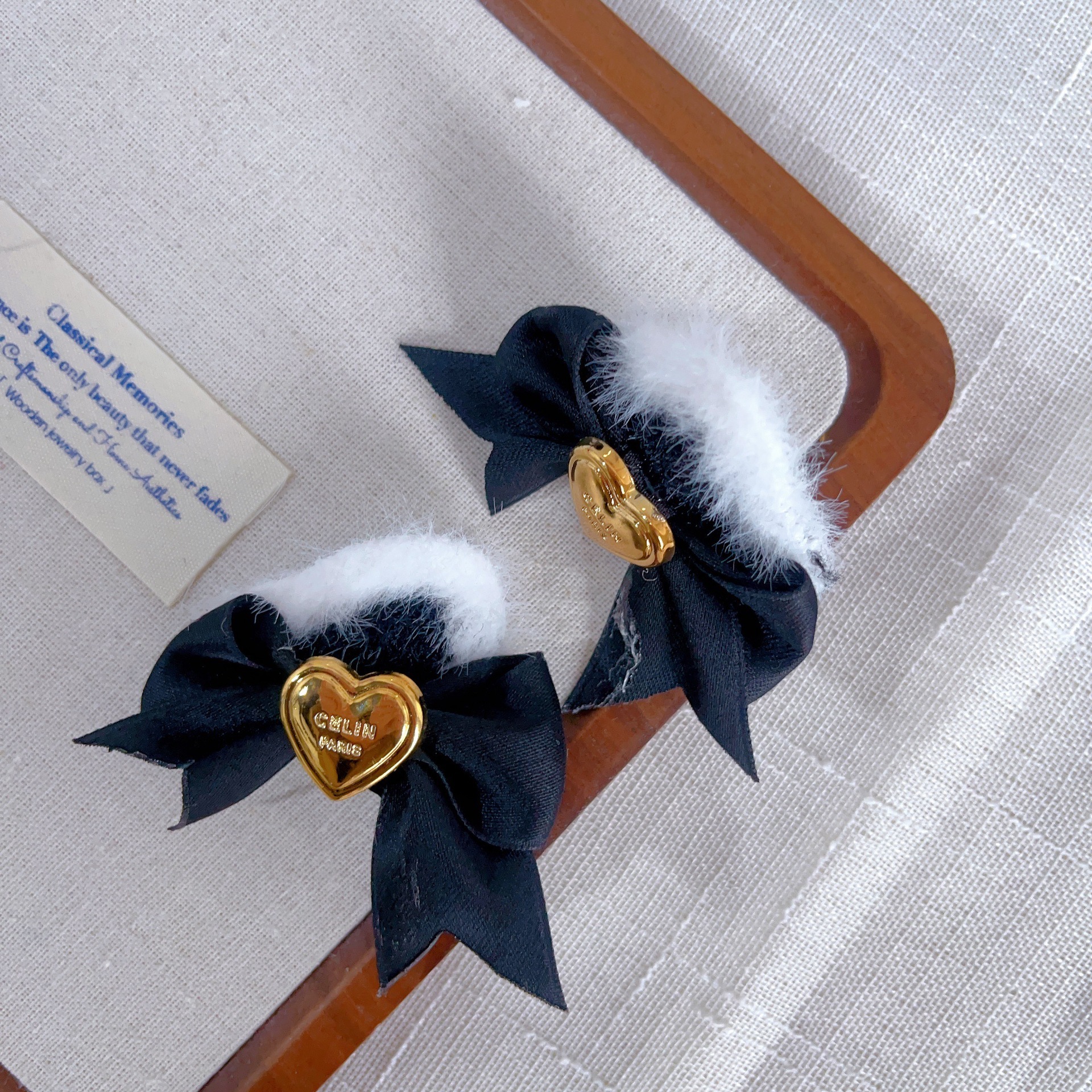 Cute Cat-ear Bow Hair Clip photo 8