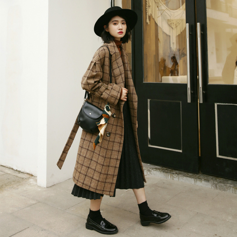 Wool Coat For Students Below-the-knee Length photo 3