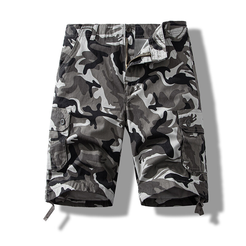 Foreign Trade All-cotton Multi-pocket Work Shorts photo 3