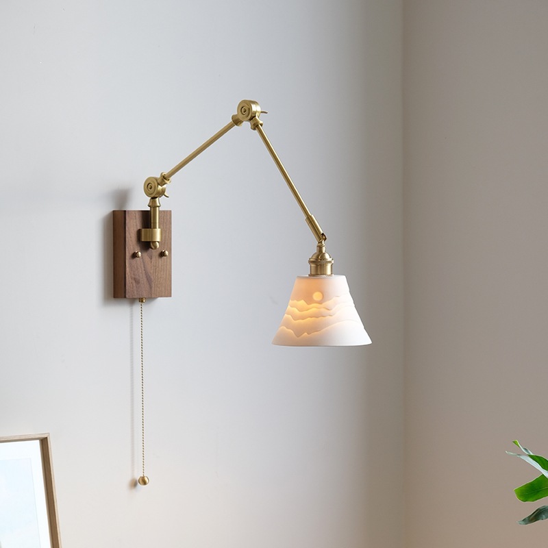 Mid-century Modern Bedroom Bedside Light In A Light French Vintage Style photo 6