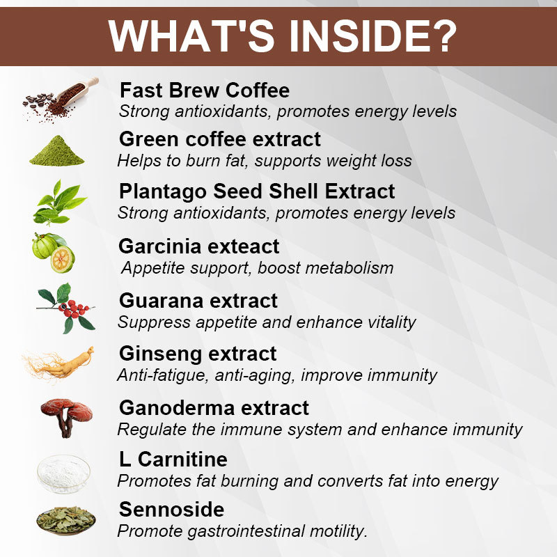 Slimming Weight Loss Instant Coffee Weight Control Coffee photo 5
