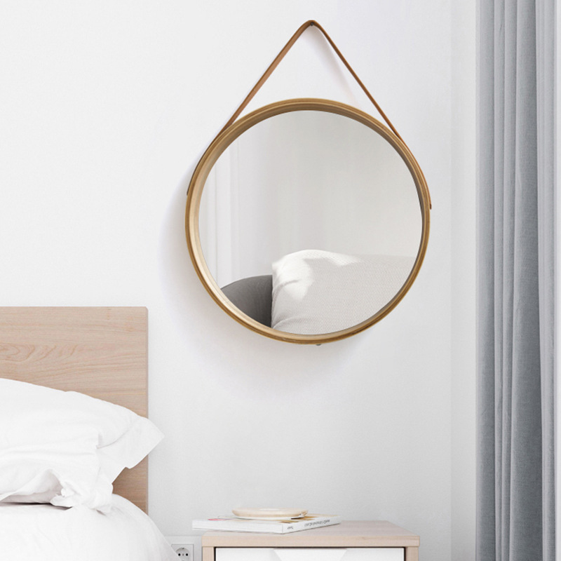 No-drill Wall-mounted Dormitory Vanity Mirror photo 1