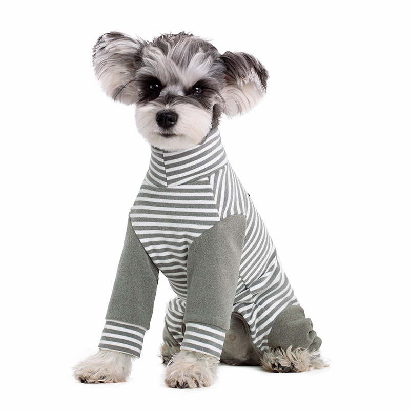 Pet Clothes Autumnwinter Outfit For Poodles Adjustable Four-legged Design photo 5