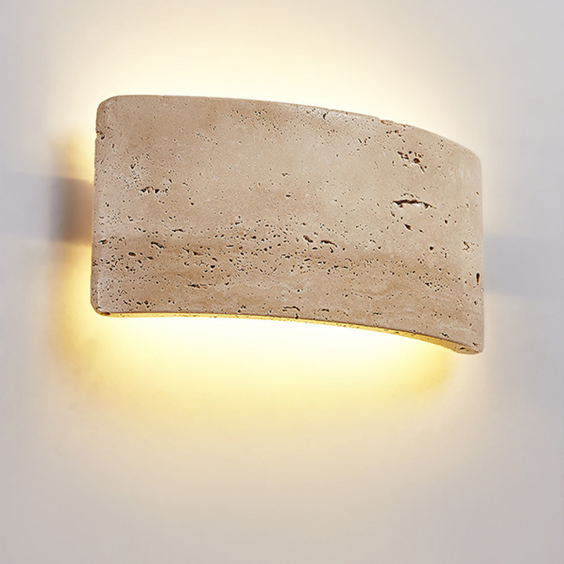Mid-century Wabi-sabi Style Bedside Wall Lamp photo 1