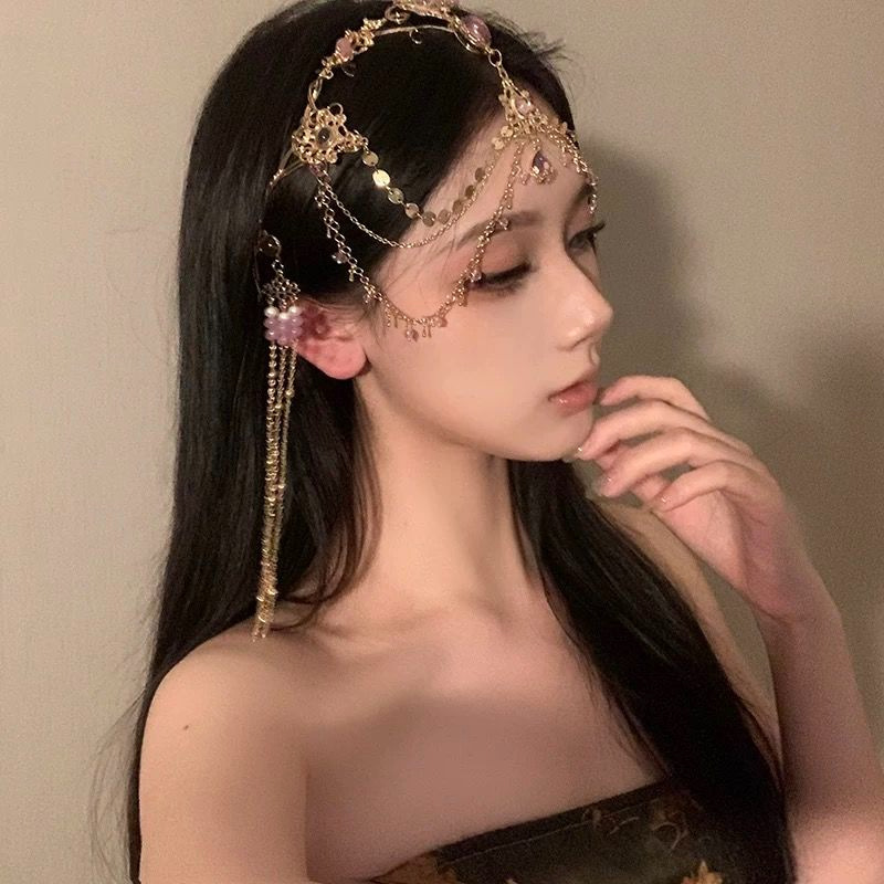 Ancient-style Hanfu Headpiece Exotic Photo Prop photo 6
